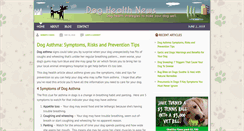 Desktop Screenshot of doghealthnews.com